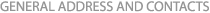 General Address And Contacts